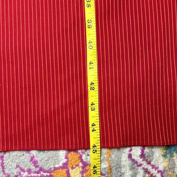 La Ligne Meredith Smocked Bodice Strapless Striped Midi Dress Size Large - Picture 11 of 11